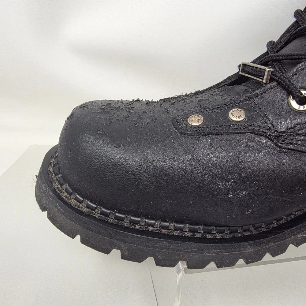 Milwaukee Motorcycle Boots Mens 11.5 MB445 Freedom Flex Black Leather Fair